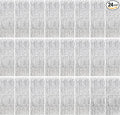 24 Pack Silver Metallic Foil Fringe Curtains, 3.2ft x 8.2ft Foil Fringe Curtain by kuchisity
