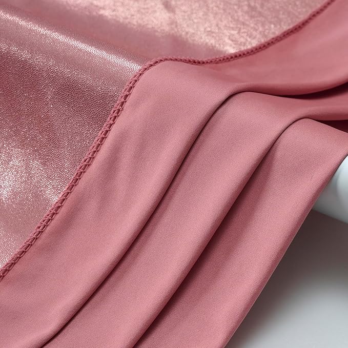 20x10ft Thick Rose Gold Glitter Backdrop Curtain Panels - Image 3
