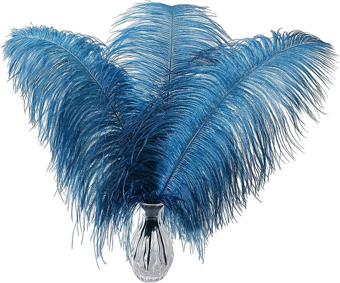 Larryhot 16-18inch Long Ostrich Feathers by Larryhot