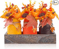 Mason Jar Fall Thanksgiving Centerpieces by KIVIVO