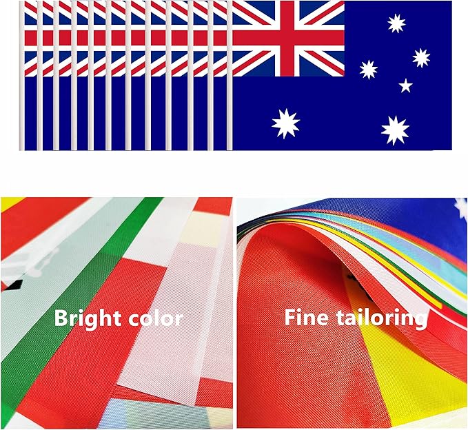 12 Pack Australia Desk Flags Set, Australian Small Mini Table Office Flags - Image 4