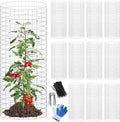 winemana 12 Set Garden Plant Protector Cage, 24x12 in Metal Wire Protectors by winemana