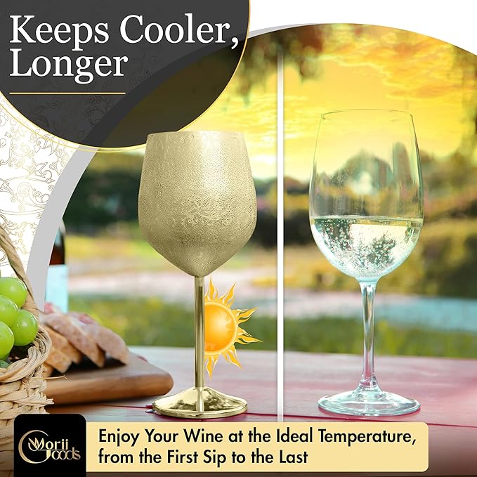 Stainless Steel Wine Glasses - Image 5
