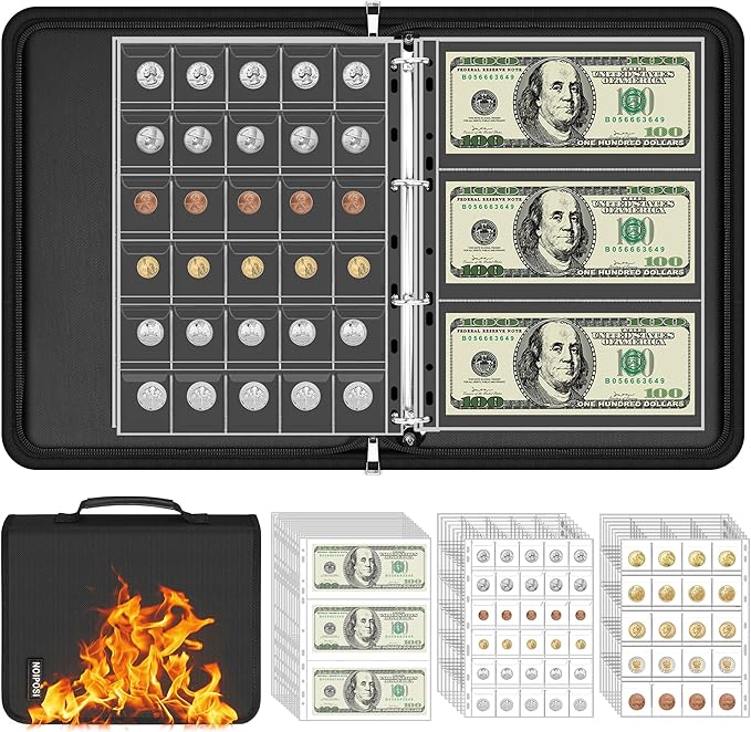 Coin Binder for Collectors by Noiposi