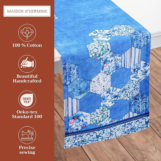 Maison d' Hermine Table Runner 100% Cotton Single Layer Table Runners 108 - Image 2