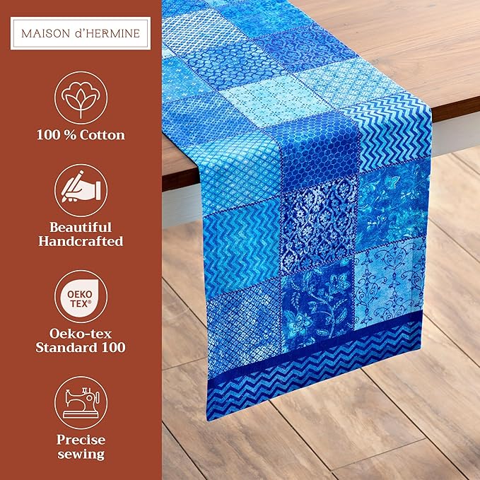 Maison d' Hermine Table Runner 100% Cotton Single Layer Table Runners 108 - Image 2