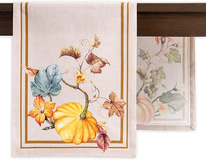 Maison d' Hermine Table Runner 100% Cotton Single Layer Table Runners 90 inches by MaisondHermine