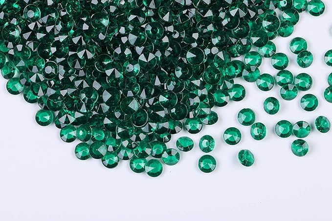 1000pcs Platic Acrylic Gems Fake Acrylic Diamonds Vase Filler Beads Faux by WelcometoGintoaria
