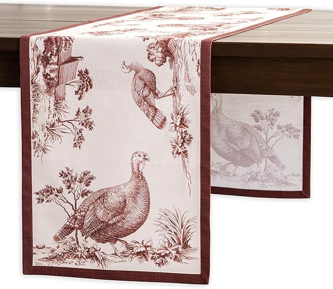 Maison d' Hermine Table Runner 100% Cotton Single Layer Table Runners 90 inches by MaisondHermine