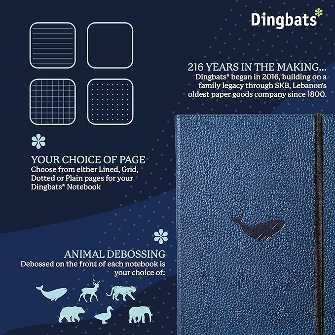 Dingbats Wildlife Grid Journal A5 - Image 2