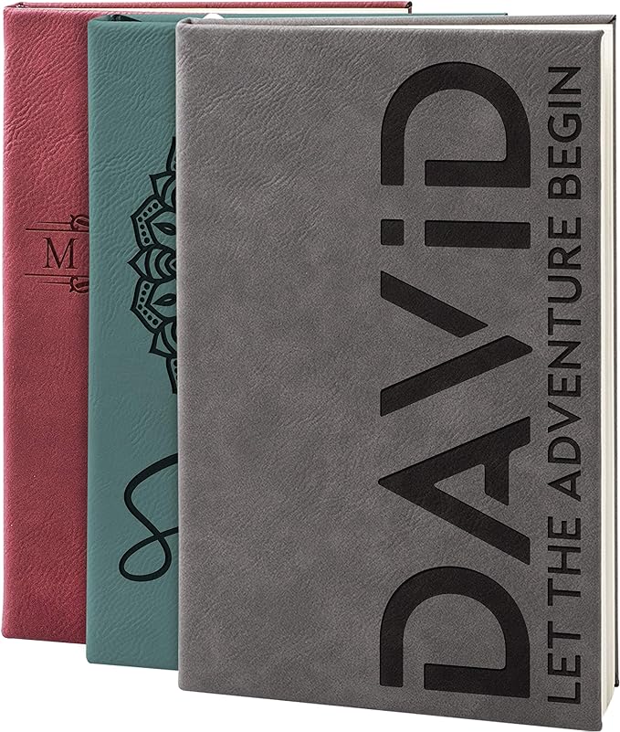 Personal Leather Journal Notebooks | 12 Design, 9 Color by Follow