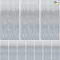 10 Pack Silver Tinsel Foil Fringe Curtains Party Decorations Streamers by Unknown