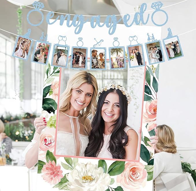 Pre-Strung Engaged Photo Banner - Image 8