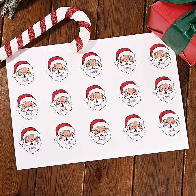 Personalized Christmas Stickers - Image 2