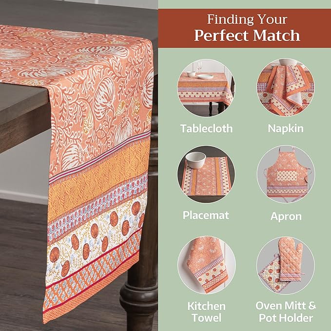 Maison d' Hermine Table Runner 100% Cotton Double Layer Table Runners 72 inches - Image 6