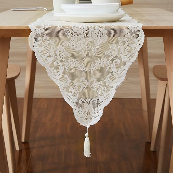 LinenZone Ivory Table Runner - Image 2