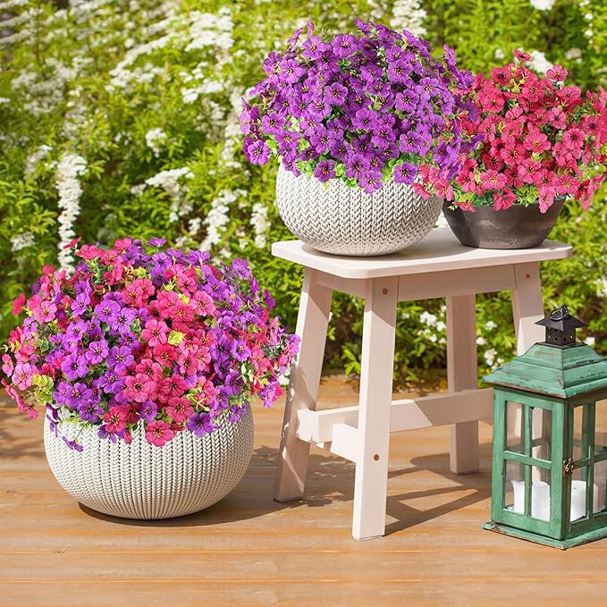 AmyHomie 16 Bundles Artificial Flowers - Image 7