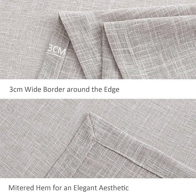 maxmill Flaxy Faux Linen Table Cloth - Image 6