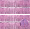 Laser Pink Birthday Decorations Tinsel Garland Parade Float Decorations by YUKL
