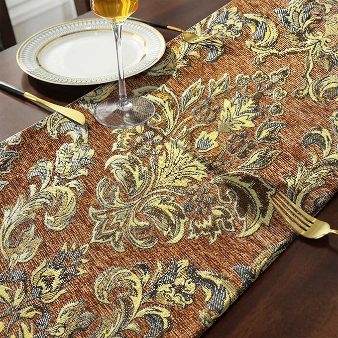 Table Runners 108 inches for Dining Room Dresser Christmas Thanksgiving Party - Image 5