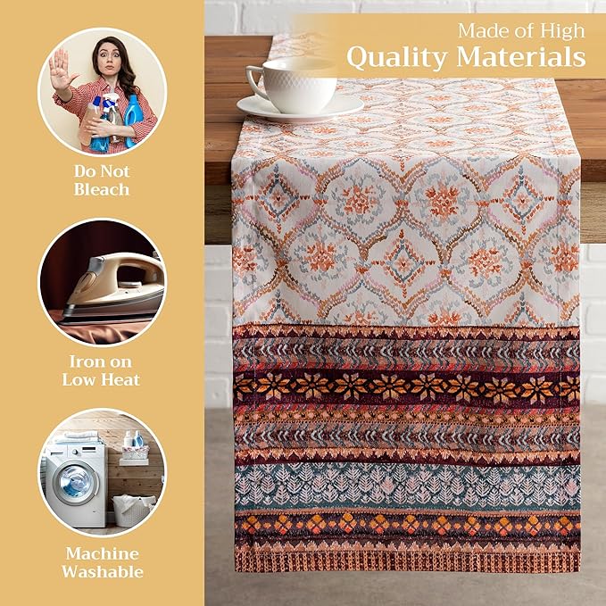 Maison d' Hermine Table Runner 100% Cotton Single Layer Table Runners 108 - Image 3