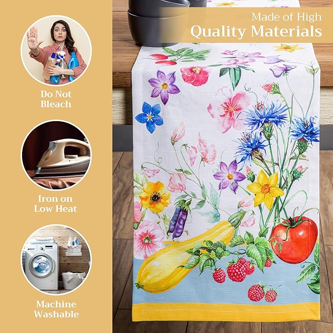 Maison d' Hermine Table Runner 100% Cotton Single Layer Table Runners 108 - Image 3