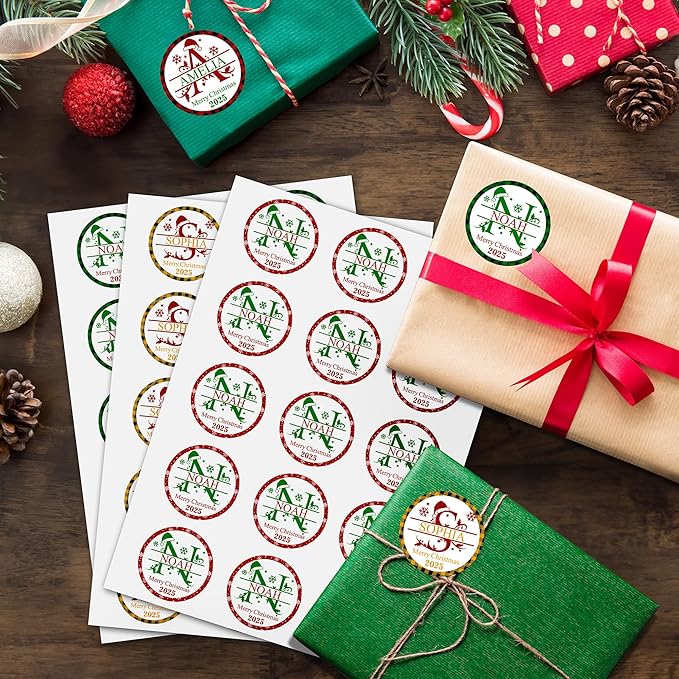 CALLIE Personalized Christmas Stickers - Image 3