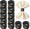 APTWOW Leather Napkin Rings Set of 12 by APTWOW