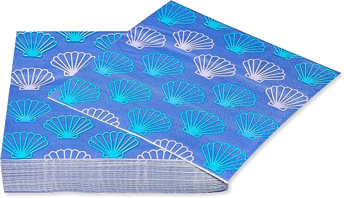 American Greetings Mermaid Party Supplies, Lunch Napkins - Image 3