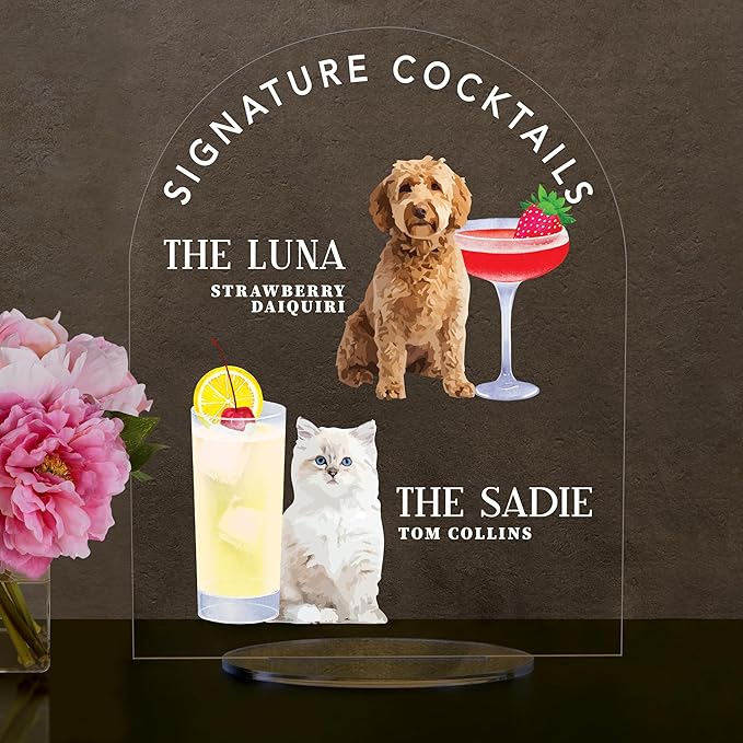 Pet Signature Drink Wedding Signs - Image 2
