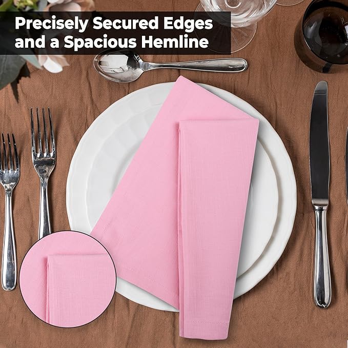 Urban Villa Easter Cloth Napkins 100% Cotton Slub Absorbent Dinner Napkins - Image 6