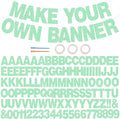 BEISHIDA 116 PCS Glitter Light Green DIY Letter Banner Kit Make Your Own by Beishida