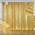 40ftx10ft Gold Sequin Backdrop Curtain Panels by Htper