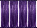 Purple Sequin Backdrop 4 Panels 2FTx8FT Photo Background Glitter Party Backdrop by QueenDream