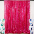 ShinyBeauty 20FTx10FT Hot Pink Sequin Backdrop by ShinyBeauty