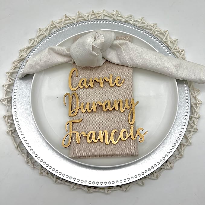 Wedding Name Tags, Personalized Place Cards Table Decoration - Image 4