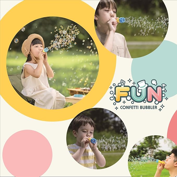 Uncle Bubble Blower for Kids and Toddlers, Uncle Bubble Mini Bubble Blower - Image 2
