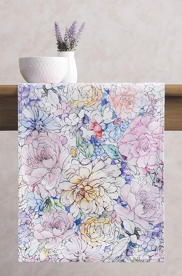 Maison d' Hermine Table Runner 100% Cotton Double Layer Table Runners 108 - Image 9