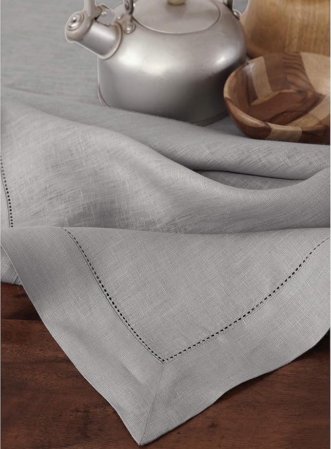 Solino Home Linen Tablecloth for Rectangle Tables 60 x 90 Inch - Image 3