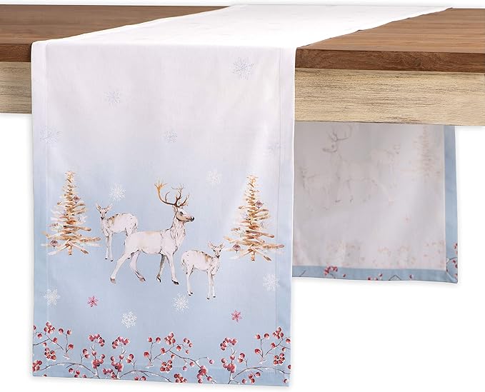 Maison d' Hermine Table Runner 100% Cotton Single Layer Table Runners 90 inches by MaisondHermine