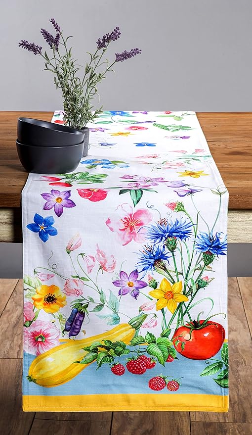Maison d' Hermine Table Runner 100% Cotton Double Layer Table Runners 72 inches - Image 9