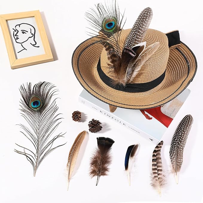 Holmgren 24pcs Natural Feathers Bulk - Image 5