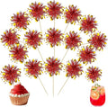 Ephlyn 30Pcs Foil Firework Cupcake Toppers Party Birthday Cake Toppers Supplies by Ephlyn