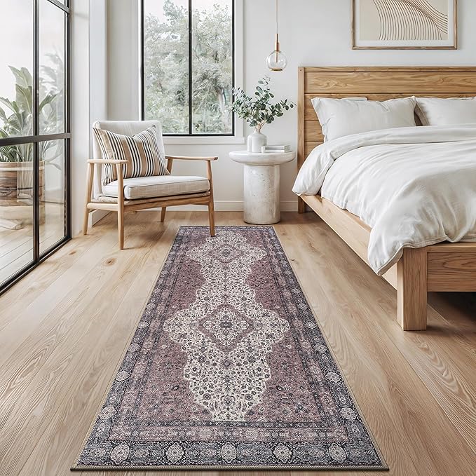 Bloom Rugs Washable Non-Slip 7 ft Runner - Image 7