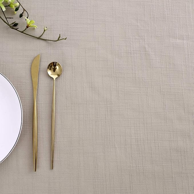 maxmill Lux Faux Linen Table Cloth - Image 4