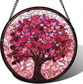 Stained Glass Window Hanging, and Mom 14.9x14.9 in by DASTOLL
