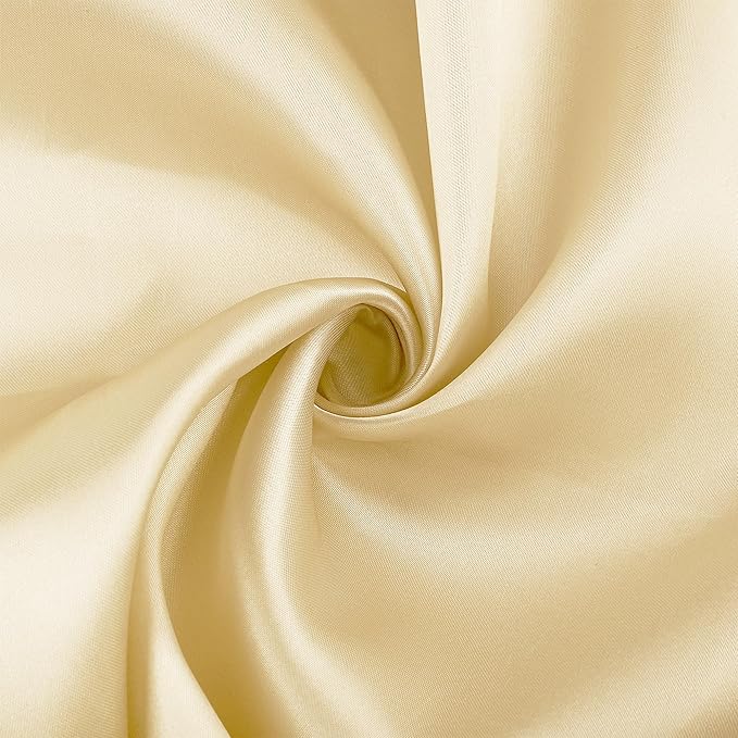 Aneco 12 Pieces Satin Napkins Soft Dinner Napkins Square Weddings Table Napkin - Image 4