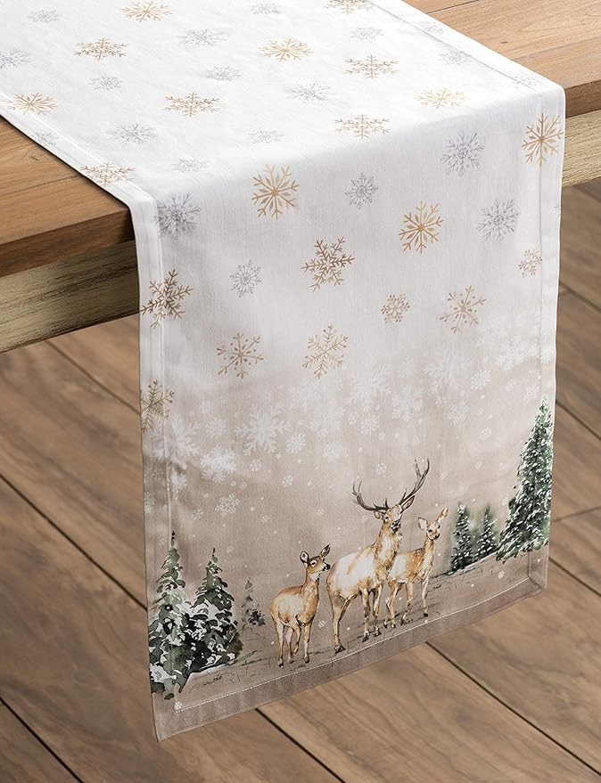 Maison d' Hermine Table Runner 100% Cotton Single Layer Table Runners 90 inches - Image 7