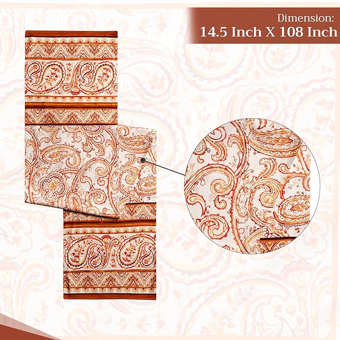 Maison d' Hermine Table Runner 100% Cotton Double Layer Table Runners 108 - Image 4