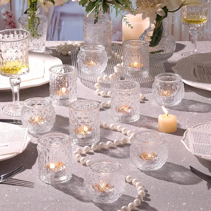 12pcs Assorted Votive Candle Holders - Image 5